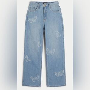 SOLD Hollister butterfly jeans